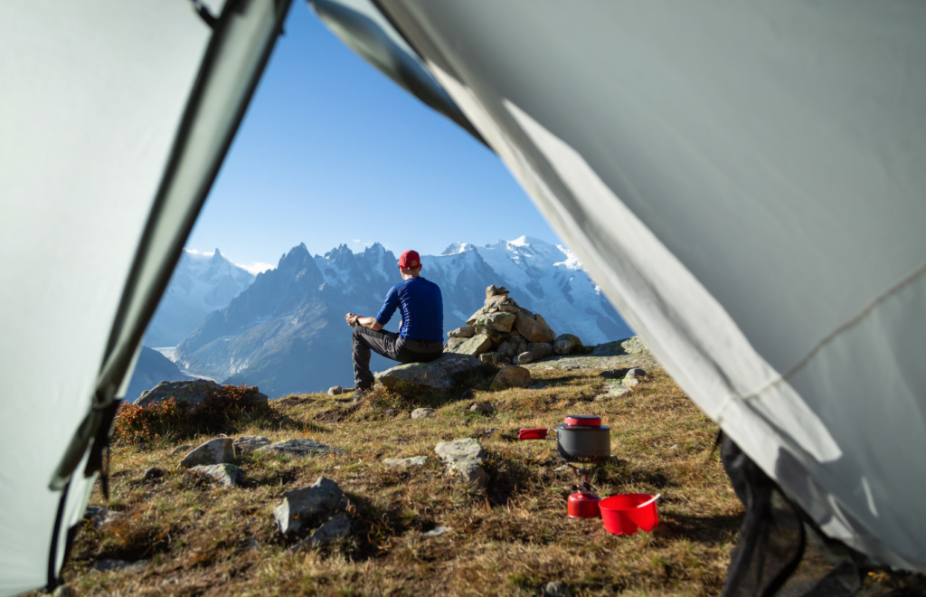 Matin bivouac trek